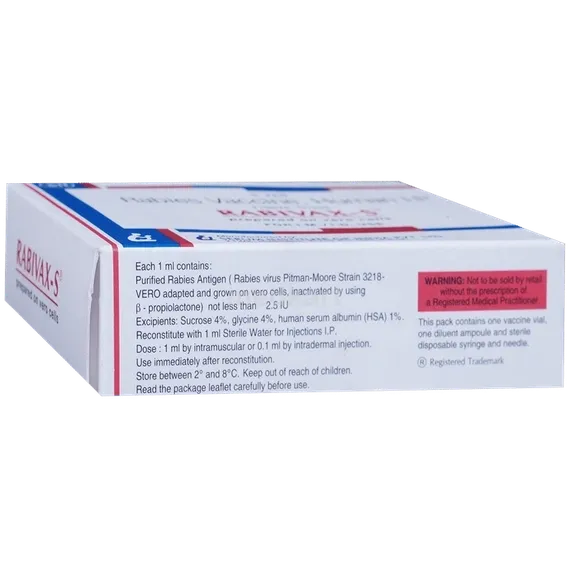 rabivax s injection 1 ml